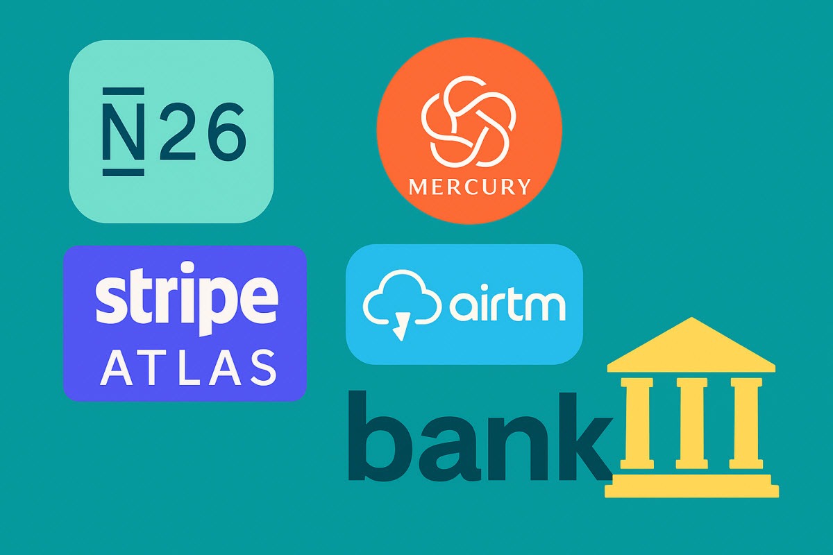 Complete Digital Banking Comparison: N26 vs Mercury Bank vs Stripe Atlas vs Airtm - Comprehensive Guide