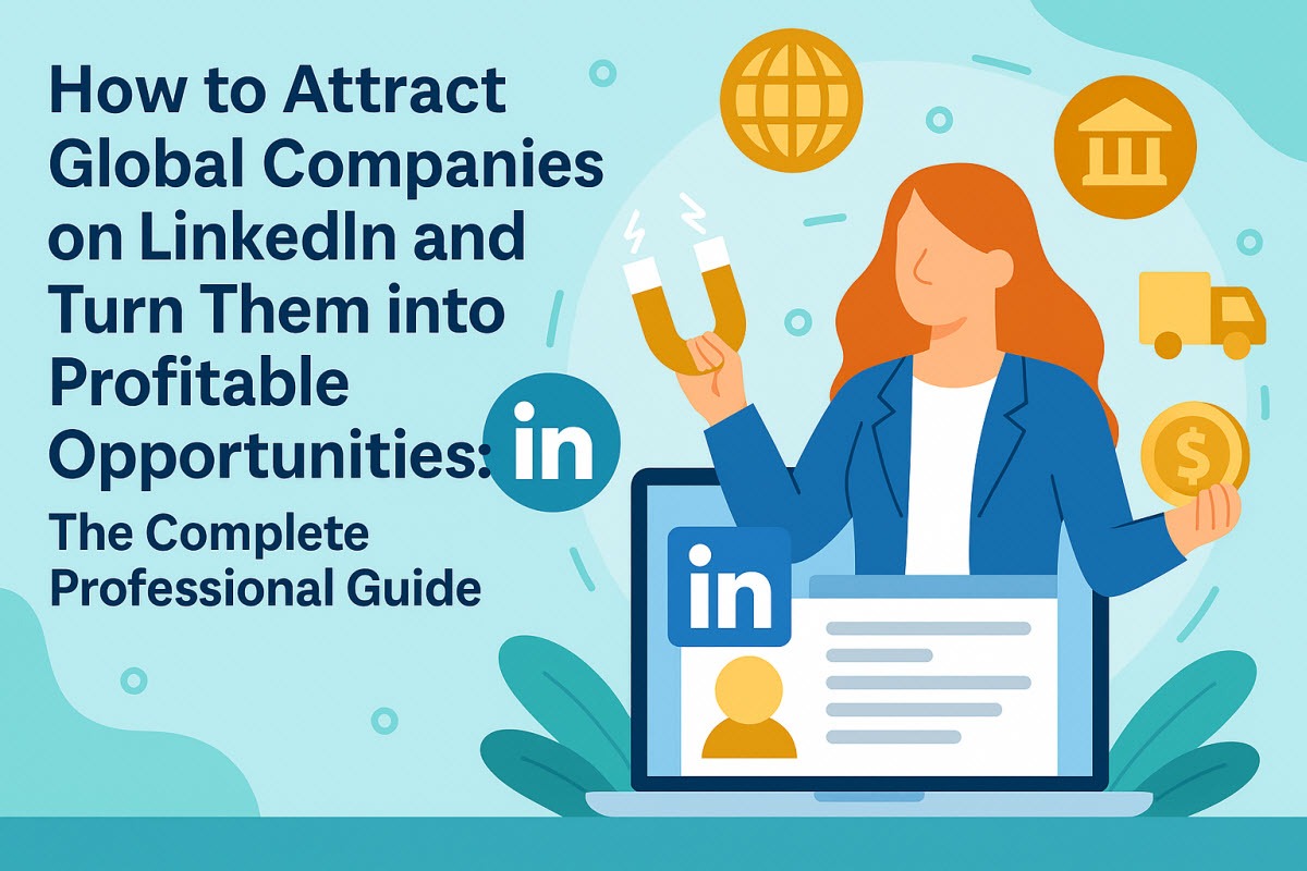How to Attract Global Companies on LinkedIn and Turn Them into Profitable Opportunities: The Complete Professional Guide