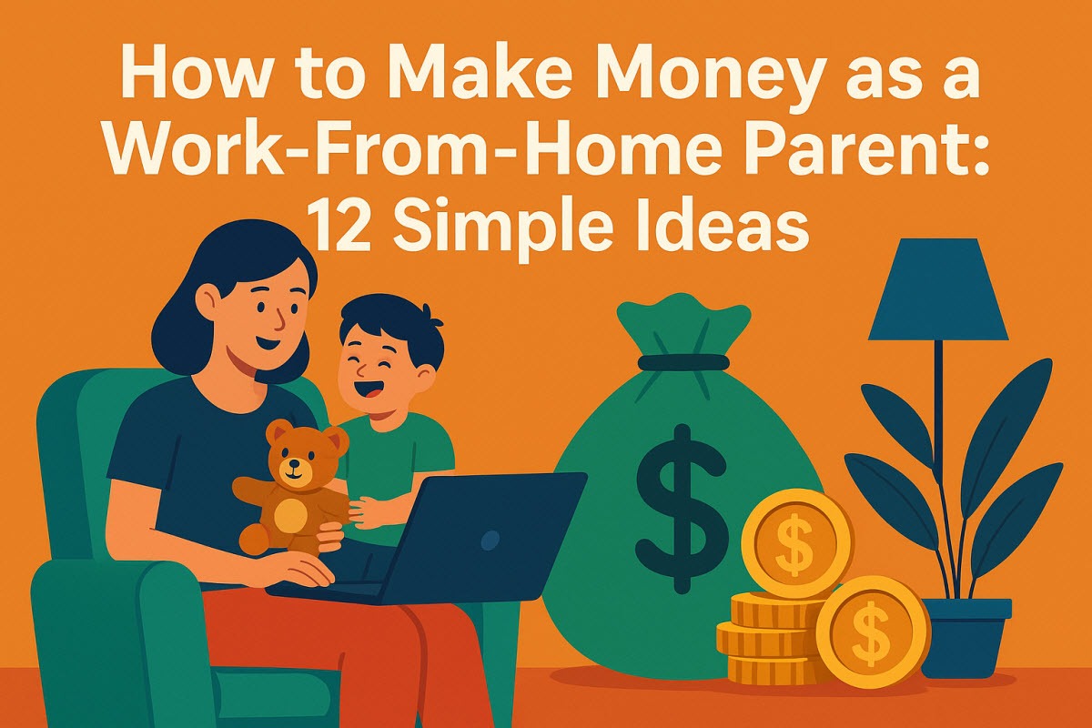 How to Make Money as a Work-From-Home Parent: 12 Simple Ideas