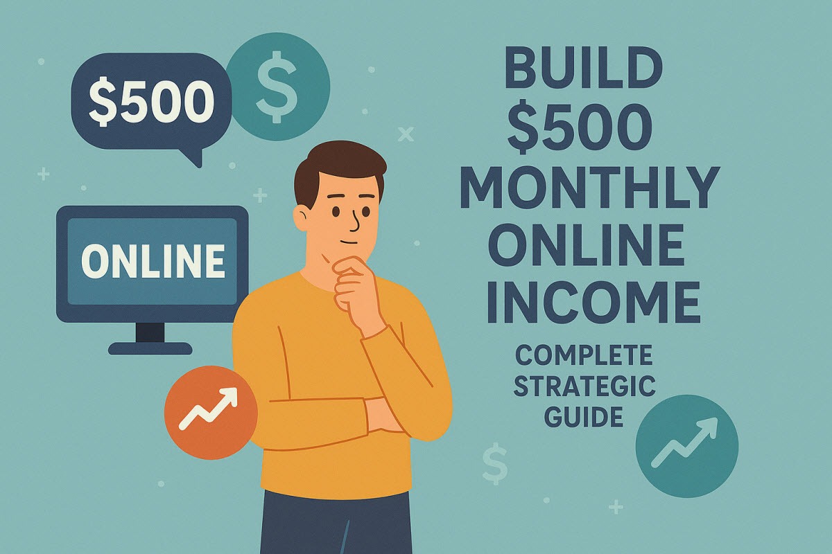 The Strategic Roadmap for Your First $500 Monthly Online Income