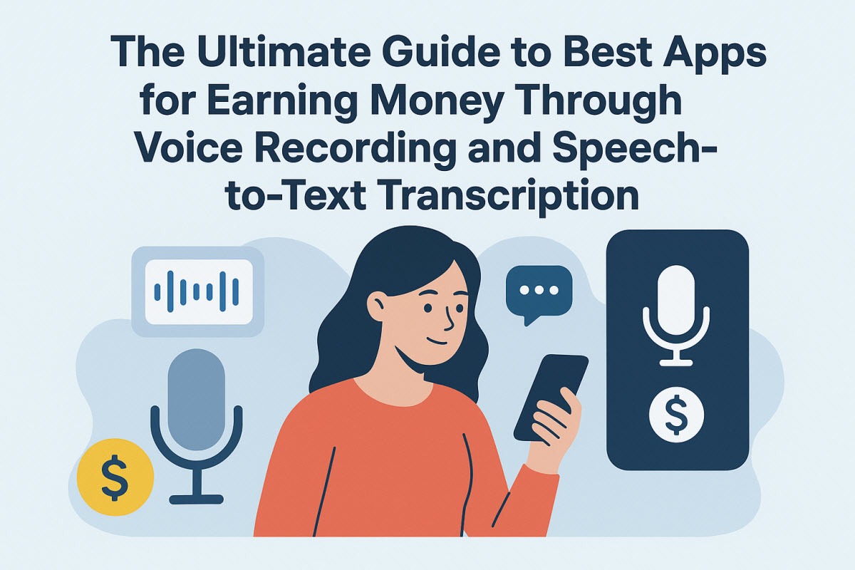 The Ultimate Guide to Best Apps for Earning Money Through Voice Recording and Speech-to-Text Transcription