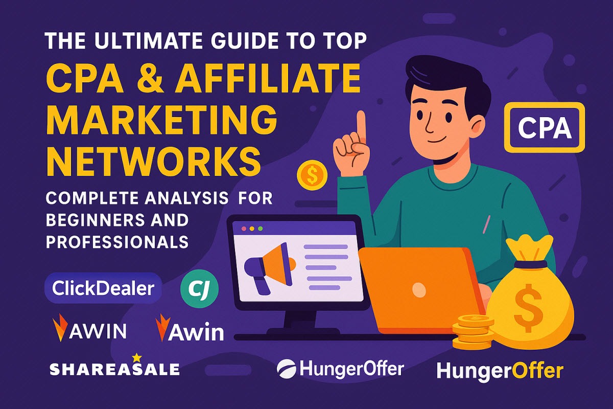 The Ultimate Guide to Top CPA & Affiliate Marketing Networks: Complete Analysis for Beginners and Professionals